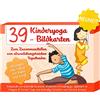 MeerBach & Rose Carte da yoga per bambini, 39 carte da yoga con immagini e rime, carte da yoga per bambini, esercizi di yoga chiaramente spiegate