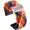 NFJNFCF Cinturino in nylon ad alta elasticità compatibile con Casio DW5600 GW-5000 GW-M5610 GA2100 GA-2100 DW-5600 GM2100 Bracciale con cinturino for orologio in tessuto moda(Seven-color)