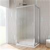 DEGHI Box doccia 70x100 cm scorrevole vetro temperato 6mm stampato 185h - Young