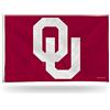 Rico Industries NCAA Rico Industries - Bandiera da 9,5 x 1,5 m su un lato con occhielli, Oklahoma Sooners