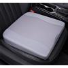 Lofty Aim Cuscino per seggiolino auto, comodo cuscino in memory foam per guida, sollievo da sciatica e lombare, cuscino per sedile del conducente per veicoli, sedia da ufficio, sedia a rotelle, grigio