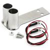 SHEAWA Tubo di scarico (per auto 1/10 RC) con luce LED universale in metallo (03)