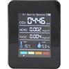 Fafeicy Monitor Qualità dell'Aria, Rilevatore CO2 a Infrarossi con Sensore Temperatura Umidità, Display LCD per Casa Ufficio