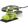 Ryobi Levigatrice Orbitale a Filo 200W, Platorello 1/3 Foglio 93 x 185 mm, 12.000 giri/min, con 20 Abrasivi Inclusi, RSS200-GA20