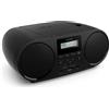 Philips TAZ6000 Lettore CD tutto in uno con radio DAB+/ FM, Bluetooth 5.4, USB, Alimentazione batteria/CA, Bassi dinamici, Materiali riciclati e presa per le cuffie da 3,5mm