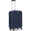R Roncato Flight 4r Trolley Medio, 66cm (DEEP BLU)