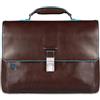 Piquadro Cartella, Collezione Blue Square, 41 cm, Mogano