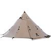 OneTigris NORTHGAZE Tipi - Tenda da campeggio per 2-4 persone, con Stove Jack, tenda invernale, antivento e ignifuga, a piramidi (cotone tetoron)