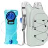 MIYCOO Gilet Idratazione Leggero con 2L Vescica d'Acqua, Zaino Idrico e Traspirante per Uomo e Donna, Zaino Idratante per Corsa, Escursione, Ciclismo, Arrampicata e Camping, Grigio, 8L MIYCOO