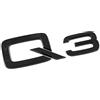 Audi 83A071803 scritta Q3 logo nero Tuning Exclusive Black Edition emblema autoadesivo