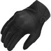 SHIMA SONIC Guanti Moto Estivi Uomo Tessile Pelle Corto Ventilato Omologati Guanto per Motocicletta Ventilata Touchscreen Motocross Protettore Rinforzato Abbigliamento Città (Uomini, Nero, S)