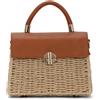 LHHMZ Borsa a tracolla in paglia da donna, Borse da spiaggia estive, Borse per le vacanze in tessuto
