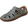 Moodeng Sandali Uomo Estivi Sportivi Pelle Trekking Scarpe da Spiaggia per All'aperto Escursionismo Traspirante