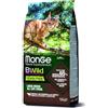 Monge BWild cibo secco per gatti senza cereali, con Buffallo, molto ricco di fibre e vitamine, alta qualità, 1,5 kg