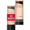 Max Factor, Coppia di Fondotinta Liquido Lasting Performance, Alta Coprenza, Finish Matte e Lunga Durata, 109 Natural Bronze, 2 x 35 ml