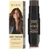 SEVICH Stick per ritocchi radice a doppia estremità, impermeabile, per linee sottili e copertura grigia, correttore per cuoio capelluto non appiccicoso, con cera d'api, volume istantaneo e aspetto