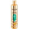 Pantene Shampoo Protezione Cheratina, Pantene Pro-V Miracle Serum Shampoo, Lisci Effetto Seta, Per Capelli Secchi, Opachi O Tendenti Al Crespo, Con Acido Ialuronico, 250 ml