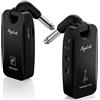 POGOLAB 5.8G Wireless Guitar Trasmettitore Ricevitore Plug Play Guitar Sistema Wireless per basso/chitarra, Anti-interferenza Rumore, 7H Lavoro/Ricaricabile/4 Canali/100Ft, System Audio Digitale