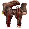 XONOR Halloween recisi i Piedi delle Mani incastonate Parti del Corpo spezzate sanguinanti Halloween Puntelli Decorazioni, 4 Pezzi (Piedi e Mani) (Nero)