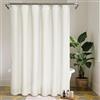 Barossa Design Heave Duty, tenda da doccia in tessuto - motivo a diamante, hotel di lusso, idrorepellente, SPA - trapuntata, 177,8 x 182,9 cm per decorazione del bagno, tende 70 x 72 beige