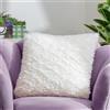 furn. Heya Home Fluff Ball - Cuscino imbottito in finta pelliccia e piuma
