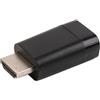 Glowster Adattatore convertitore da HDMI a VGA, compatibile con dispositivi multimediali, ideale per proiettare video su display VGA.