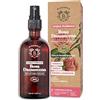 Bionoble Acqua di Rose Bio 100ml - Idrolato di Rosa Damascena 100% Puro e Naturale - Viso, Contorno Occhi, Corpo, Capelli - Rose Water - Bottiglia di Vetro + Spray