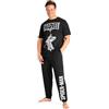 Marvel Pigiama Uomo - Spiderman Pigiama Uomo Cotone M-3XL Pigiami Uomo e Ragazzi a Maniche Corte Pigiami Due Pezzi da Uomo Abbigliamento Ufficiale (Nero, XL)