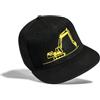 Baddery Cappello per Bambino: Escavatore - Scavatrice Cappellini da Baseball Bambini cap Berretto - Regalo Compleanno Ragazzo Nero Scavatore Costruzione Camion TIR
