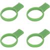 Gavigain Allenatore per impugnatura da tennis 4 pezzi, rinforzo per impugnatura in sil e Competizioni sportive all'aria aperta Racchetta da tennis per migliori colpi di palla (Black)