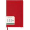 Moleskine. AGENDA settimanale Week MOLESKINE 2024 12 MESI 21x13cm Large Copertina Rigida rosso scarlatto + omaggio Planner scadenziario ufficio e penna prestige e deluxe