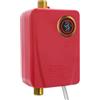 HPDTZ Scaldacqua elettrica 3500 W scaldabagno con indicatore LED per cucina e bagno Montaggio a parete Acqua calda istantanea Dimensioni compatte per piccoli spazi (rosso)