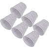 Cyrank Paralume Piccolo, Lampadario Moderno, Paralume in Tessuto a Barile, Paralume in Tessuto 6 Pezzi Grigio Argentato E14 Paralume Lampada da Tavolo Paralume Per Lampada da Soffitto Per Soggiorno di Hotel