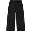 NAME IT Nkfrower Wide Pant Pantaloni in Tessuto, Nero, 134 Bambina