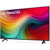 LG NanoCell 65'' Serie NANO82 65NANO82T6B, TV 4K, 3 HDMI, SMART TV 2024