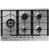 Samsung NA75J3030AS Nero, Acciaio inossidabile Da incasso Gas 5 Fornello(i)