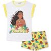 Disney Pigiama Bambina Vaiana Principessa Oceania in Cotone Leggero 6 Anni Corto 7085