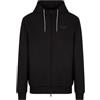 Emporio Armani EA7 Felpa Full Zip Visibility in Cotone garzato da Uomo (IT, Testo, XXL, Regular, Regular, Nero)
