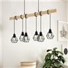 Eglo TOWNSHEND 5 lampada a sospensione 6 luci, E27, 44076, TOWNSHEND 5; TOWNSHEND [Lampade per Interni > Lampade a Sospensione]