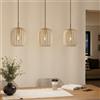 Eglo ROMAZZINA lampada a sospensione 3 luci, E27, 900497, ROMAZZINA [Lampade per Interni > Lampade a Sospensione]