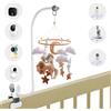 Akoemxeeo Supporto mobile per lettino, multifunzionale, 68 cm, supporto mobile per fasciatoio, supporto flessibile per appendere campioni/giocattoli, supporto universale per baby monitor, accessorio per lettino