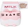 GUND Pusheen - Gatto di peluche al latte di fragola a partire da 8 anni, colore: rosa/bianco, 15,2 cm