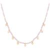 Nomination® - Collana Donna Charm Cuore, Collezione Mon Amour in Argento 925, Acciaio e Cristalli, Finitura Oro Rosa, Lunghezza Regolabile 38-42 cm, Elegante, Regalo Donna, Confezione Originale