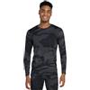 LAPASA Pacco da 2 o 1 Maglia Termica Peso Uomo Maniche Lunghe Canottiera Strato Base - Invernale Sport Allaperto Escursionismo Sci Snowboard Grigio Camo (Pacco da 1) M