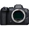 Canon EOS R6 Body: Fotocamera Digitale Mirrorless, Nero, 20.1 MP, 4K, Stabilizzatore Ottico X, AF Rilevamento Animali