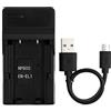 Norifon EN-EL1 USB Caricatore per Nikon COOLPIX 4300, 4500, 4800, 5000