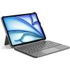 Inateck Custodia Tastiera per iPad 11a/10a Gen, iPad 10a (10,9)/11a Gen (2025 A16), Air 11 M3/M2, Air 6/5/4a, Pro 11 4a-1a, Tastiera Ultralight Rimovibile con Touchpad, Grigio AceTouch