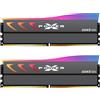 Silicon Power SP032GXLWU60CFDK - Modulo di memoria RAM DDR5 32 GB (2 x 16 GB) Storm RGB 6000MT/s (PC5-48000) 288 pin CL36 1,35 V UDIMM Desktop RAM SP032GXLWU60CFDK grigio