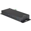 Startech.Com Hub USB Industriale protezione ESD Black 4 porte HB31C3A1CME