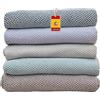 MINGCASA Coperta in cotone, 4 stagioni, copriletto multiuso per divano, copriletto multiuso per letto, coperta da letto, coperta in pile, copriletto, copridivano (verde, 230 x 260)